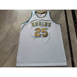 sjzl Custom Basketball Jersey Men Youth women UCLA Bruins 25 Gail Goodrich High School Throwback Size S-2XL or any name and number jerseys