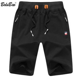 BOLUBAO Brand Men Casual Shorts 2021 Summer Fashion Breathable Clothing Male Solid Colour Bermuda Shorts X0705
