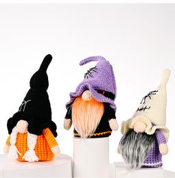 Halloween decorations plush dolls knitted home shopping mall window decoration gifts