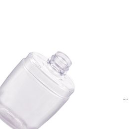NEW30ml Hand Sanitizer Bottles PET Plastic Half Round Flip Cap Bottle Children Carry Disinfectant Container EWD7527