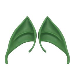 2021 Classic 1Pair Halloween Party Supplies Latex Elf Ears High Simulation Soft Harmless False Ears Props Fairy Angel Dress Up Cosplay Hook Christmas Decor