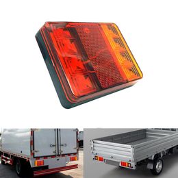 12V LED Trailer Lights 8led Truck Taillight Turn Signal Tail Rear Brake Position Lamps Warning Fog Beacon Caravan Accessories