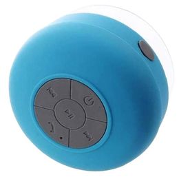 Portable Speakers Shower Speaker,Waterproof Wireless Bluetooth Speaker Solid Suction Cup Compatible For Bathroom, Beach, Outdoor