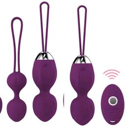 NXY Eggs Vaginal Ball Vibrating eggs Sex Toy for Women Smart Female Kegel Ben Wa Vagina Tighten Massage Exercise Geisha 1203