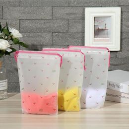3 Size EVA Frosted Drawstring Travel Storage Bag Portable Travel Clothes Washing Bags Transparent Storage Bags CCF8669