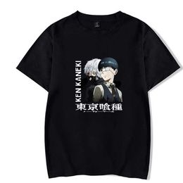 Tokyo Ghoul Ken Anime T-shirt Fashion Casual O-neck Man Cloths Y0809