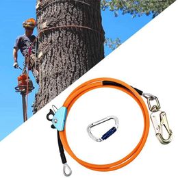 2 inch rope UK - 1 2 Inch X 8 Steel Wire Core Flip Line Kit Climbing Positioning Rope For Arborists Climbers Tree Cords, Slings And Webbing