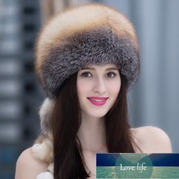 Winter Fur Hat Women Natural Raccoon Fur Russian Hats Winter Outdoor Thick Warm Bomber Ears Caps Factory price expert design Quality Latest Style Original Status