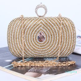 Factory-direct/Retaill/Wholesale handmade unique diamond evening bag/clutch with satin/PU for wedding/banquet/party56