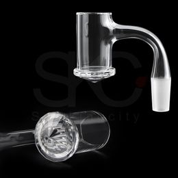 2.5mm OD Smoke Tool Seamless Weld Beveled Edge Faceted Quartz Banger for water bong glass pipe dab rig nail