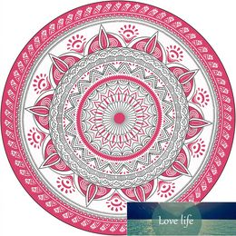 148cm Microfiber Round Beach Towel Mandala Hippie Tapestry Blanket Shawl Tassel Big Rug Absorbent Quick-Drying Bath Towel Factory price expert design Quality