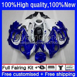 Bodys Kit For SUZUKI KATANA GSX600F GSXF750 GSXF 600 750 CC 98 99 00 01 02 White blue new 17No.48 GSX750F 600CC 750CC GSXF-750 GSXF600 1998 1999 2000 2001 2002 OEM Fairing