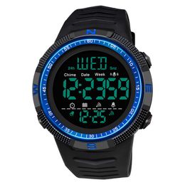SANDA Fashion Military Men's Watches 50M Waterproof Sports Watch for Male LED Electronic Wristwatches Relogio Masculino G1022