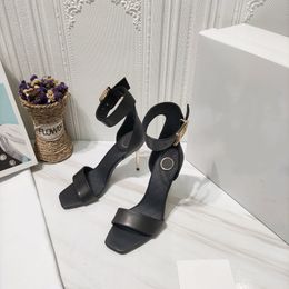 Spring summer 2021 Roman women's high-heeled sandals with open toe banquet shoes party queen size 35-41