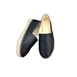 Factory Sales Women Espadrilles Shoes Spring Fall Fashion Ladies Casual Flat Heel Real Soft Genuine Leather Loafers Slip-On Platform Seasons Dress Shoe