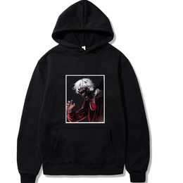 Anime Tokyo Ghoul Hoodie Hip Hop Pullovers Top Spring and Autumn Unisex Y0816