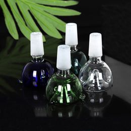 Colourful Male 14mm 18mm Glass Bowls For Water Smoking Accessories Dry Oil Burner Hookahs Bongs Bubble Pipes Dab Rigs dhgate420