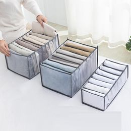 Foldable Storage Box Underwear Panty Organise Bra Drawer Organiser Scarves Trousers Divider Organisers Bag Home Stuff Bags BH5683 TYJ