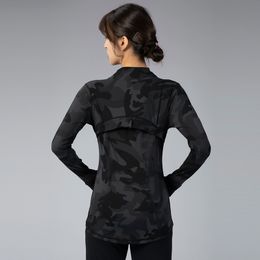 2024 Kvinnor Sportswear Zipper Quick Dry Sport Jacket Outwear Yoga Gym Professional Polyester Snow Running Clothing