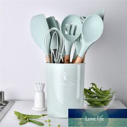 Silicone Kitchenware Cooking Utensils Heat Resistant Kitchen Non-Stick Cooking Utensils Kitchen Baking Tools with Storage Box