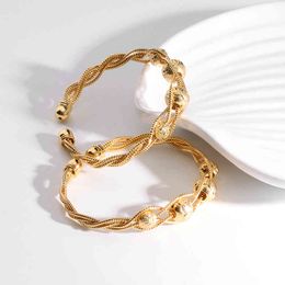 Fast delivery custom 18k bangle bracelets gold plated bracelets & bangl Jewellery women