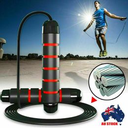outdoor weight equipment UK - Jump Ropes Steel Wire Rope Student Training Skipping Fitness Equipment With Load Bearing Gym Adult Outdoor Sports Lose Weight Tools