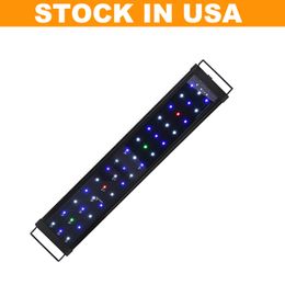 -Multicolor LED Ultradünnschale Aquariumlicht Full Spec PLANT FICK TANK Beleuchtet Schwarze Oberfläche