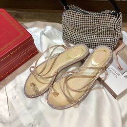 Diamond Damen-Sandalen, Importieren von Leder, Außensohle 2,0 cm, flache Größe: 34–41