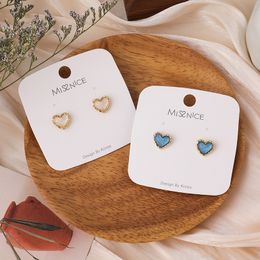 Fashion Mini Love Heart Earrings Female Simple Small And Exquisite Jewelry Gift Accessories Mujer Jewelry