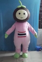 High quality Mangosteen Mascot Costume Halloween Christmas Fancy Party Dress Cartoon Character Suit Carnival Unisex Adults Outfit