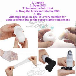 NXY Adult toys 6 Pcs Masturbator Egg Sex Toys for 18+ Men Penis Vagina Realistic Pussy Adult Eggs Pocket Silicone1201