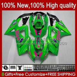 Fairings For SUZUKI GSXR-1000 GSXR 1000 CC GSXR1000 2007 2008 Bodywork 48No.134 GSXR1000CC GSX R1000 2007-2008 K7 1000CC GSX-R1000 Light green 07 08 Motorcycle Body