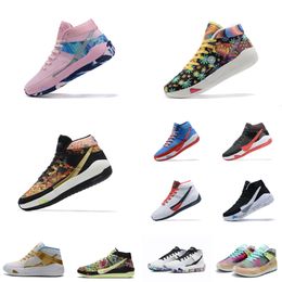 youth sneakers sale Canada - Mens womens KD 13 shoes youth kids Kevin Durant 14s XIV sneakers tennis for sale Aunt Pearl Pink Floral USA Tie-Dye Hype Black Gold White Red kd13 sports boots with box