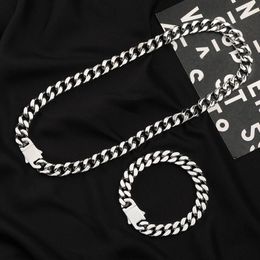 Chains Fashion Hip Hop Necklace Men's Stainless Steel Cuban Chain Titanium Wild Thick