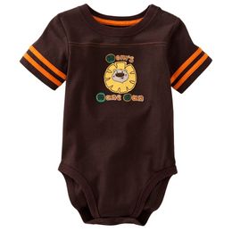 Fashion Baby Bodysuits Cotton Lion Newborn T-Shirts Baby Boys Clothes Months infant-clothing body 100% Cotton Jumpsuit 210413