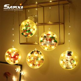 LED String Light Room Decoration Accessories Christmas Hanging Lights USB Plug Holiday Lamp Merry Christmas LED Lamps For Home 211109