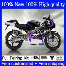 Bodywork For Aprilia RSV 125 RS 125 RR R 125RR RSV125RR RS-125 RS4 Body 7No.99 RSV125 1999 2000 2001 2002 2003 2004 2005 RS125 R 99 00 01 02 03 04 05 Fairing Purple line black