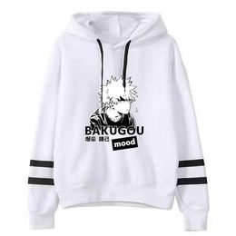 Boku No Hero Academia Hoodies Loose Sweatshirt Male And Female Y0803