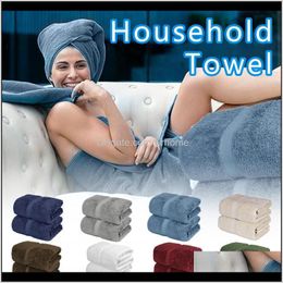 Textiles Home & Gardentowel 100Percent Turkish Bath Towel 700 Gsm 35 X 70 Inch Friendly High Quality Preferred Solid Colour Cotton Drop Delive