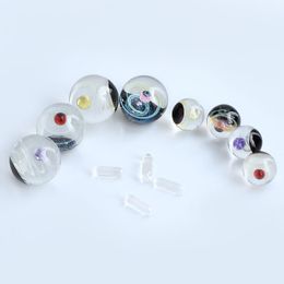 DHL!! Smoking Accessories Glass Universe pearl 20mm 14mm For Terp Slurpers Quartz Banger Nails Water Bongs Dab Oil Rigs