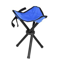 Three Legged Stools For Outdootr Camping Hiking Folding Chair Seat Easy To Carry Thicken Fishing Stools