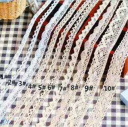 fashion styles 100% cotton fabric crochet lace trim eyelet ribbon for baby hair accessory 30yards/lot Sofa curtain small side