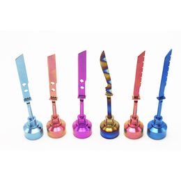T015/T016/T017 Smoking GR2 Titanium Nail Carb Cap Side Air Hole Colorful Dab Rig Glass Bong Bubbler Pipe Tool 3 Models