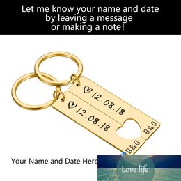 Girlfriend Keyring Customized Couples Keychain Boyfriend Husband Anniversary Valentine Day Gift Pinky Promise KeyChain