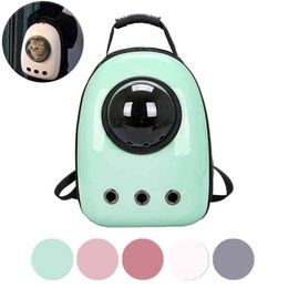 Cat Backpack Portable for Cats Astronaut Space Capsule Transparent Bag for Kitty Puppy Transportation Cat Accessories 211120