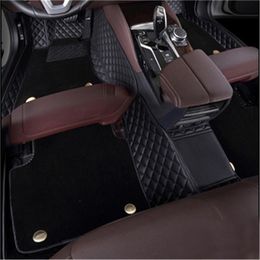 Specialized in the production AUDI S1 S3 S4 S5 S6 S7 S8 mat high quality car up and down two layers of leather blanket material tasteless non-toxic