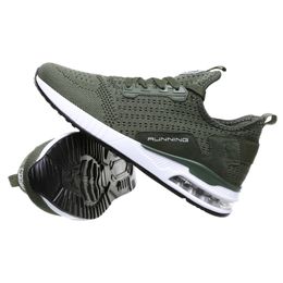 Top Quality 2021 Arrival For Men Womens Sports Running Shoes Breathable Runners Triple Black Green Grey Flat Outdoor Sneakers SIZE 36-45 WY22-1820