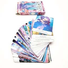 44 Pcs Oracles Tarot Cards Work Your Light Card Board Deck Games Playing Game Entertainment games individual