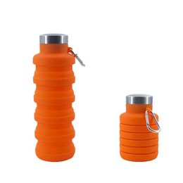 Portable Telescopic Water Bottle Silicone Folding Cup Large Capacity Outdoor Sports Bottles