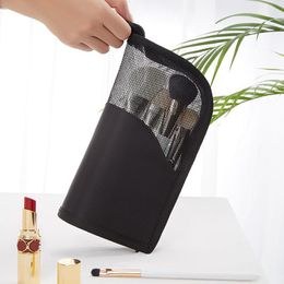 Selling Travel Makeup Brush Holder Black Organizer Bag Cosmetic Zipper Pouch Stand -B5 Bags & Cases